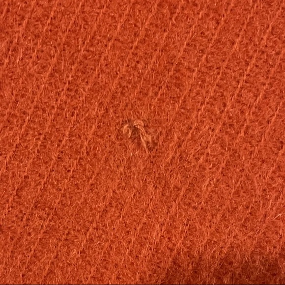 Authentic Vintage Salvatore Ferragamo Burnt Orange Wool & Mohair Italian Peacoat - Picture 12 of 12